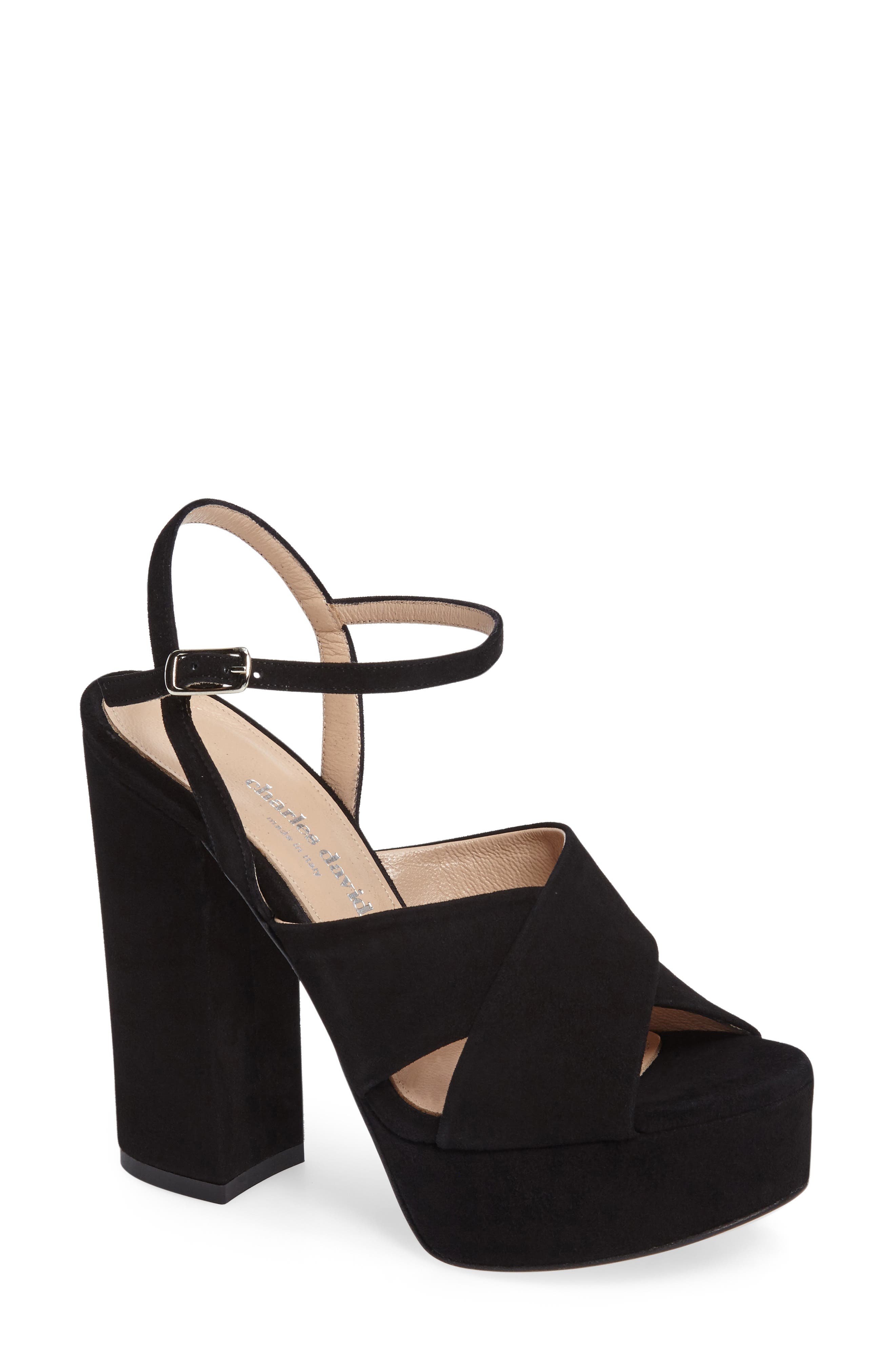 Charles David Rima Platform Sandal, Main, color, 
