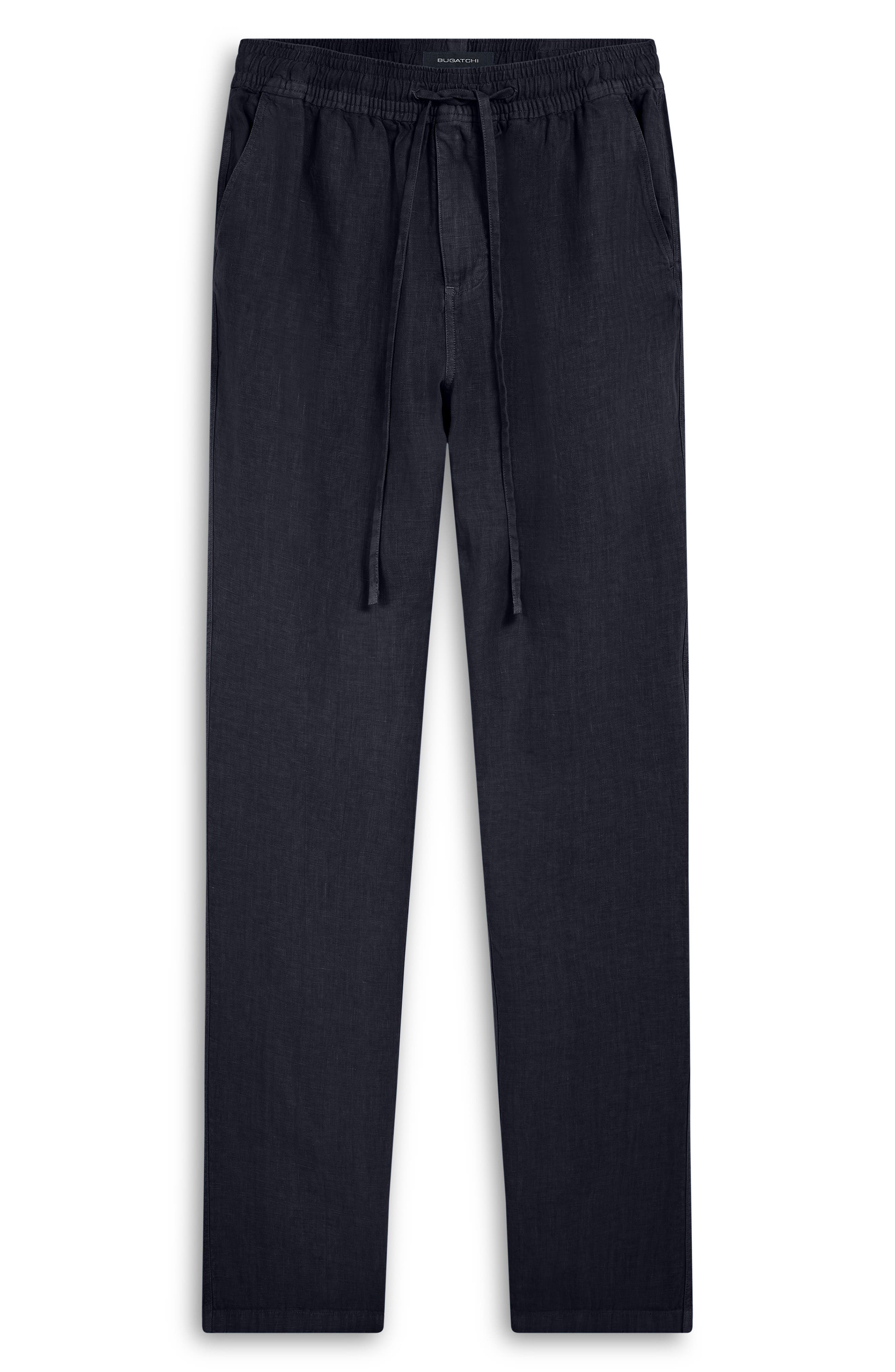 Bugatchi Linen Drawstring Pants