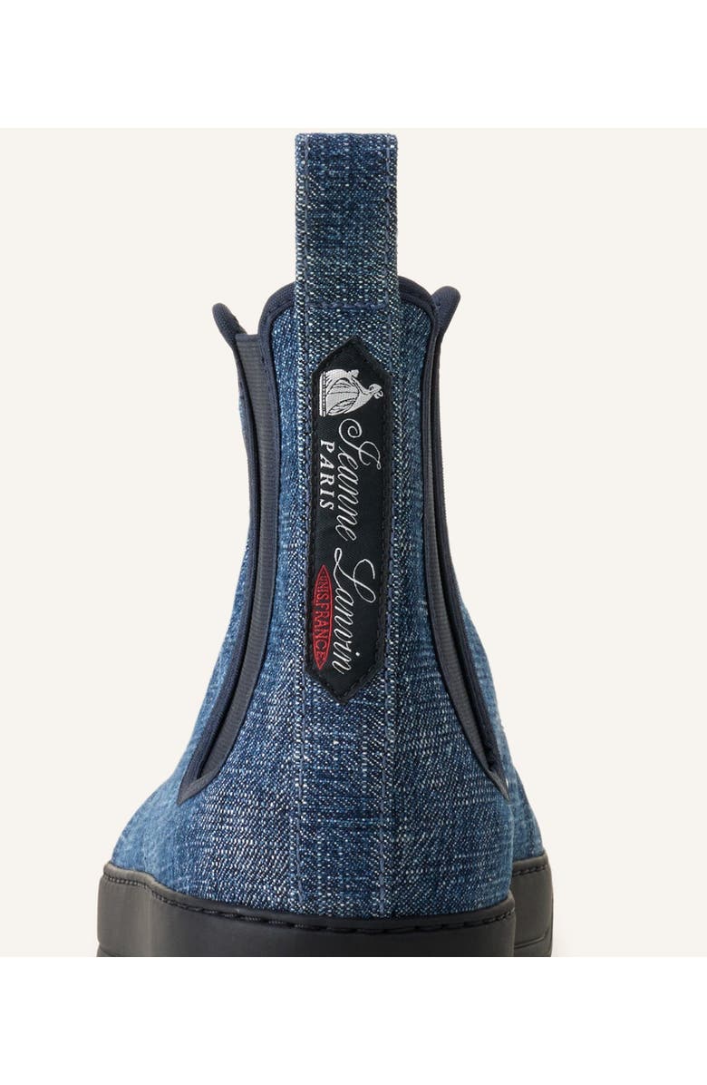 Lanvin Dbb1 High Top Denim Sneakers, Alternate, color, Blue Denim