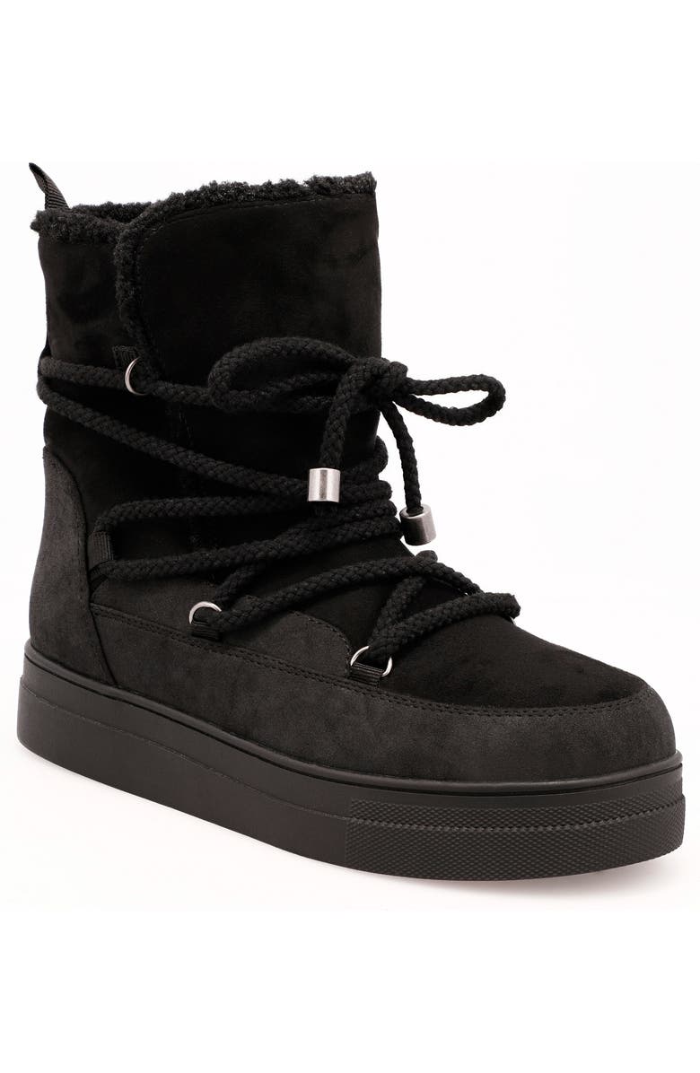 MIA Disa Faux Suede Bootie, Main, color,