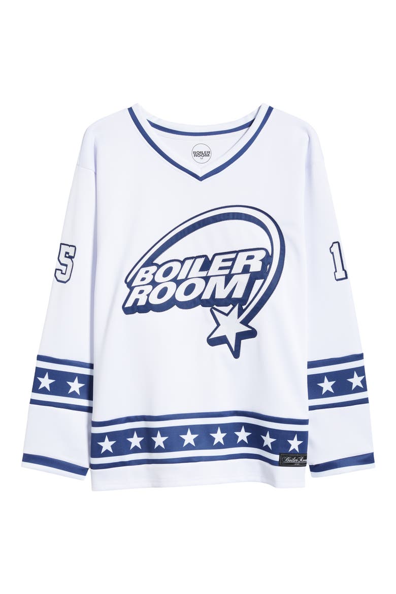Oversize Hockey Jersey, Alternate, color, WHITE