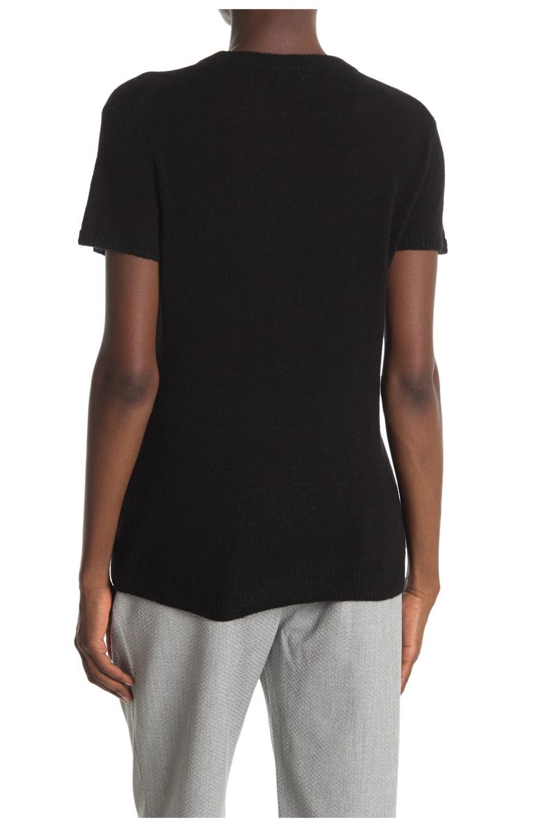 525 america Cashmere Short Sleeve Sweater, Alternate, color,