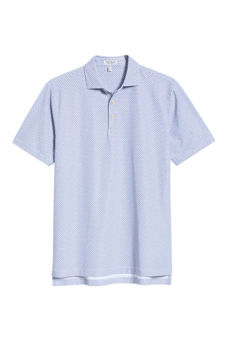 Motorcycle Performance Mesh Golf Polo, Alternate, color, WHITE