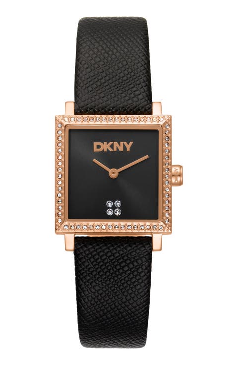 L 173 Leather Strap Watch