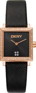 DKNY L 173 Leather Strap Watch