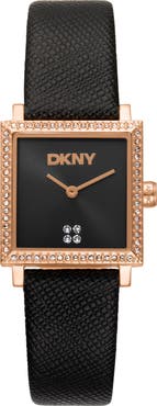 DKNY L 173 Leather Strap Watch
