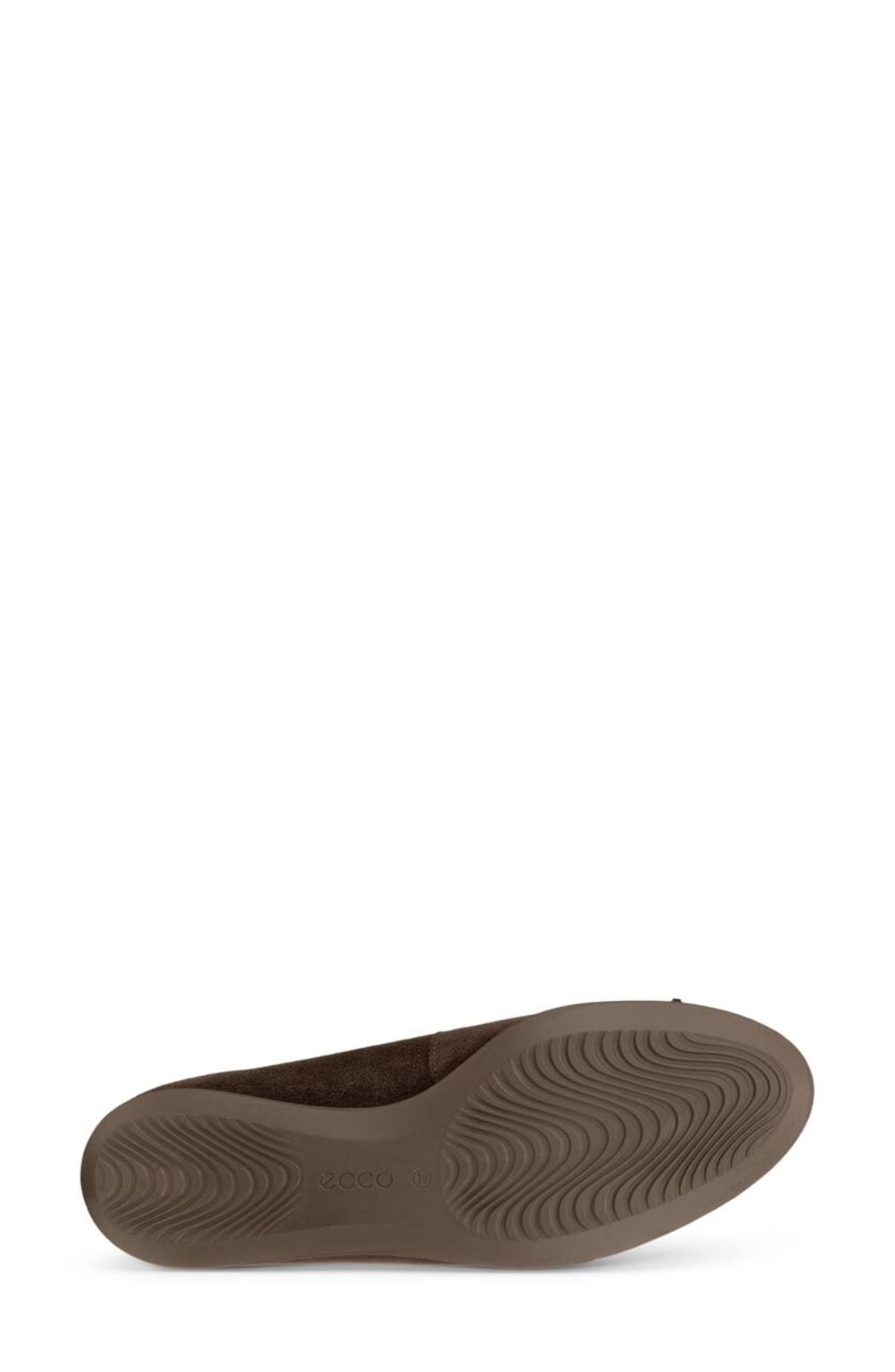 ECCO Touch Ballerina 2.0 Flat, Alternate, color, Dark Clay