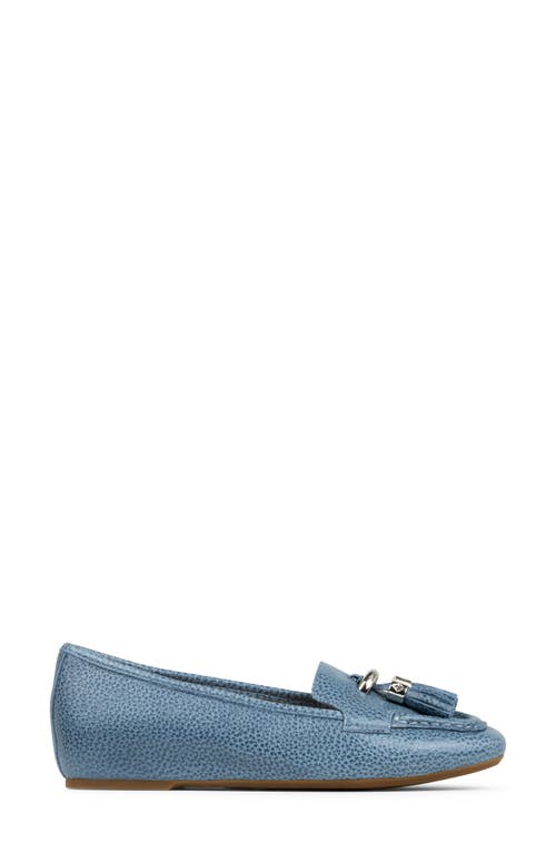 Donald Pliner Tassel Loafer In Blue