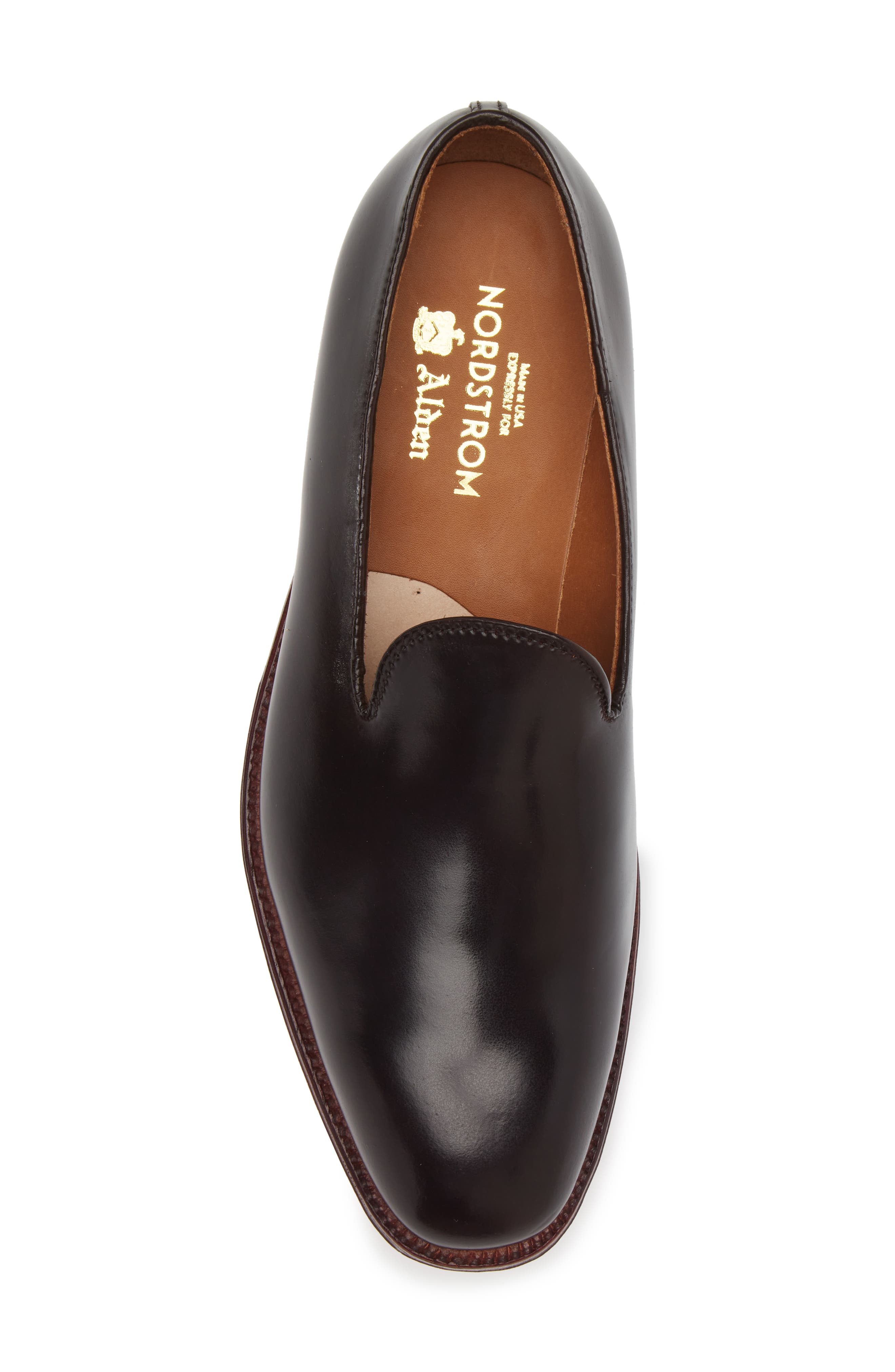Alden Plain Toe Loafer, Alternate, color, 