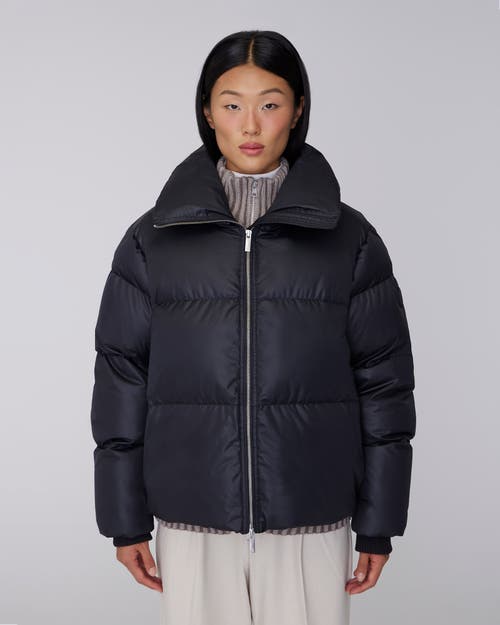 Quartz Co. Gisele Short | Down Puffer Jacket In Black