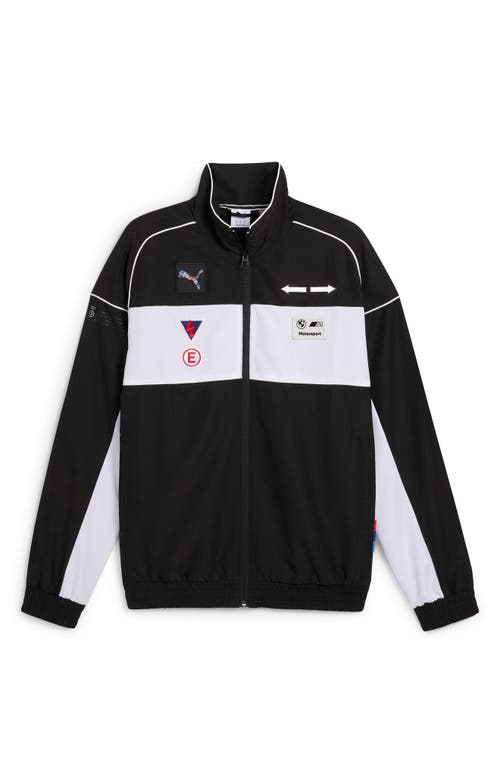 Puma Bmw M Motorpsort Speed Driver Series 2.0 Badge Track Jacket In  Black