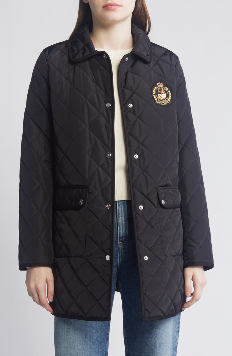 Lauren Ralph Lauren Quilted Coat, Alternate, color,
