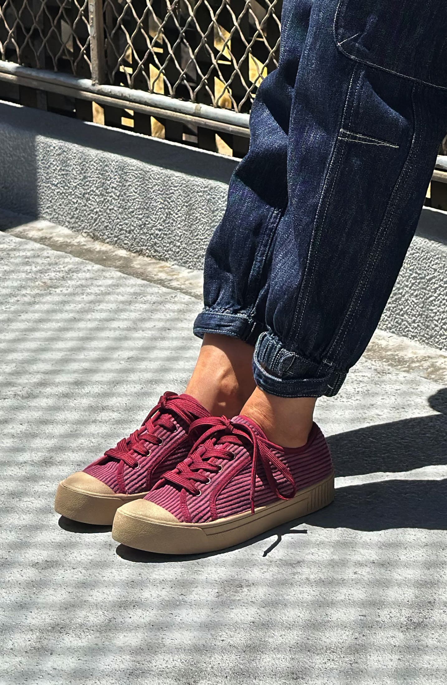 Bright Star Sneaker, Alternate, color, BURGUNDY