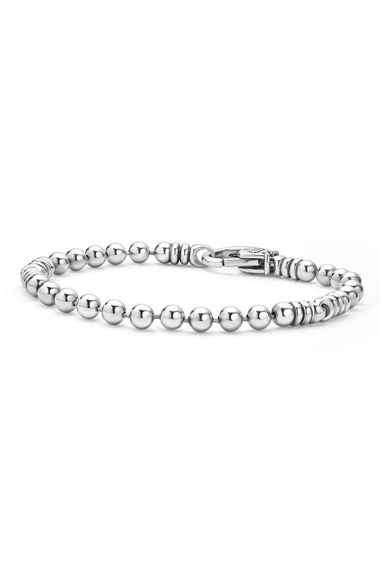 Anthem Ball Chain Bracelet, Main, color, SILVER
