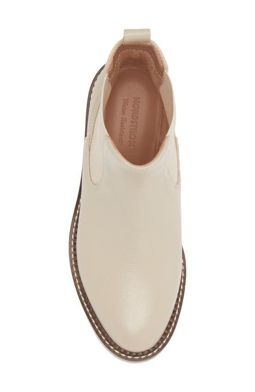 Nordstrom Mia Chelsea Lug Boot In Ivory Birch