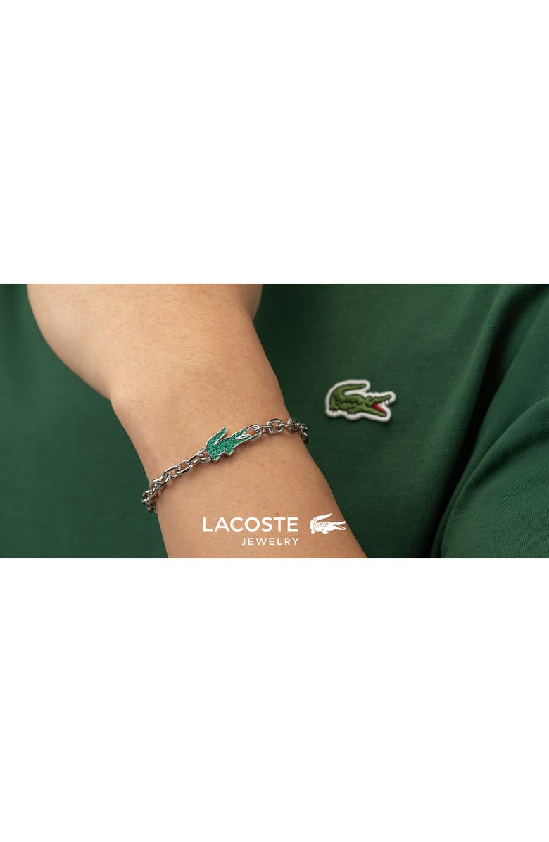 Lacoste Arthor Crocodile Chain Bracelet, Alternate, color, 