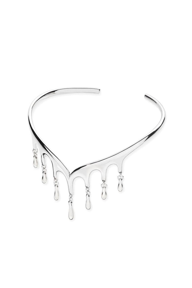 Waterfall Cuff, Main, color, Sterling Silver