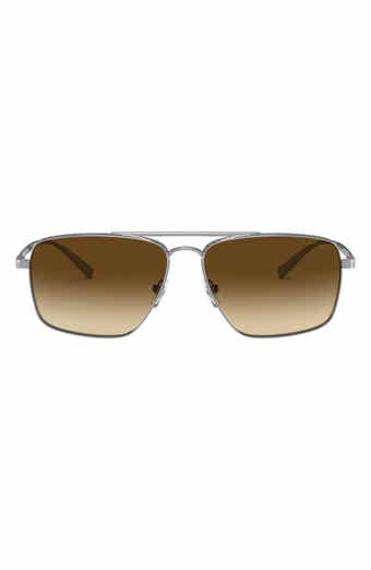 Versace 61mm Aviator Sunglasses