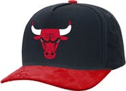 Mitchell & Ness Men's Mitchell & Ness  Black/Red Chicago Bulls May Flowers Adjustable Hat
