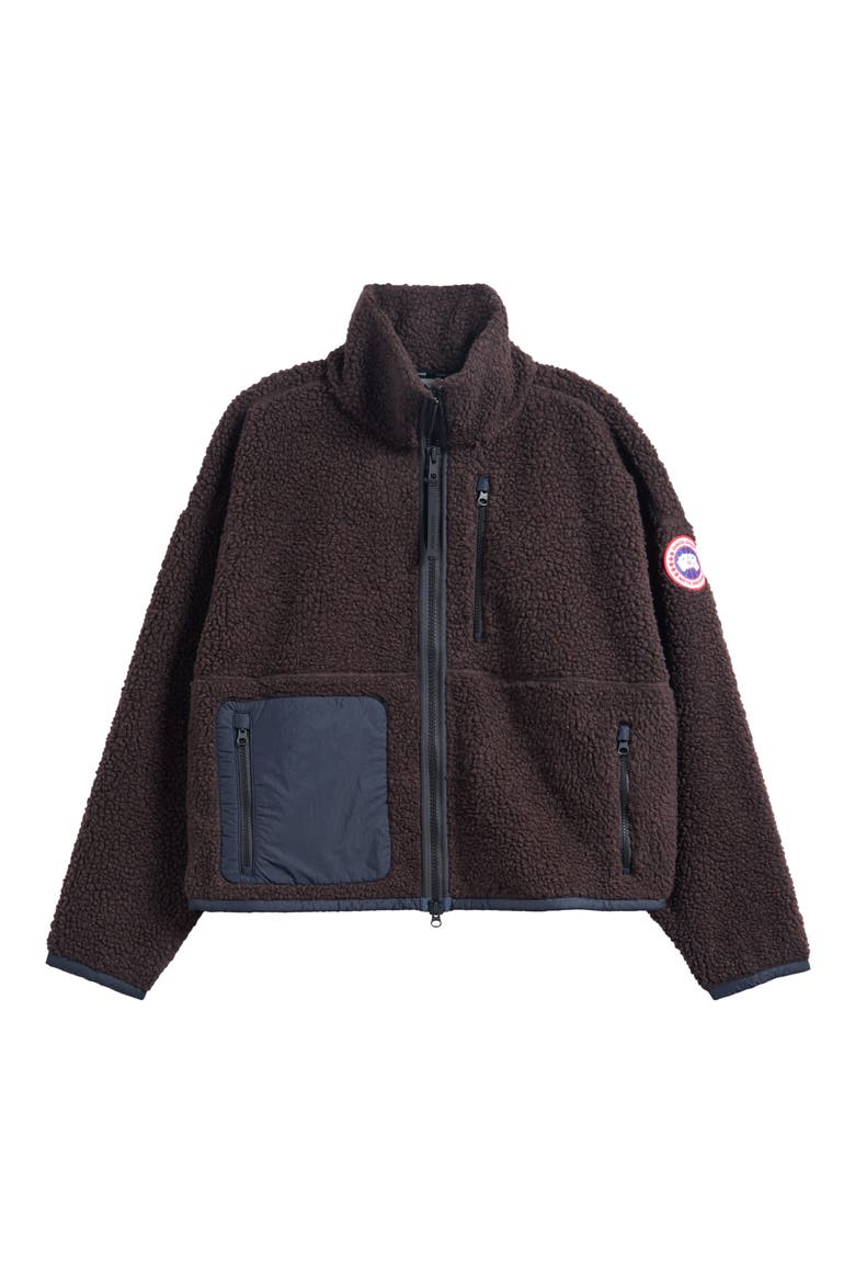 Simcoe Wool Blend Fleece Jacket, Alternate, color, TERRA