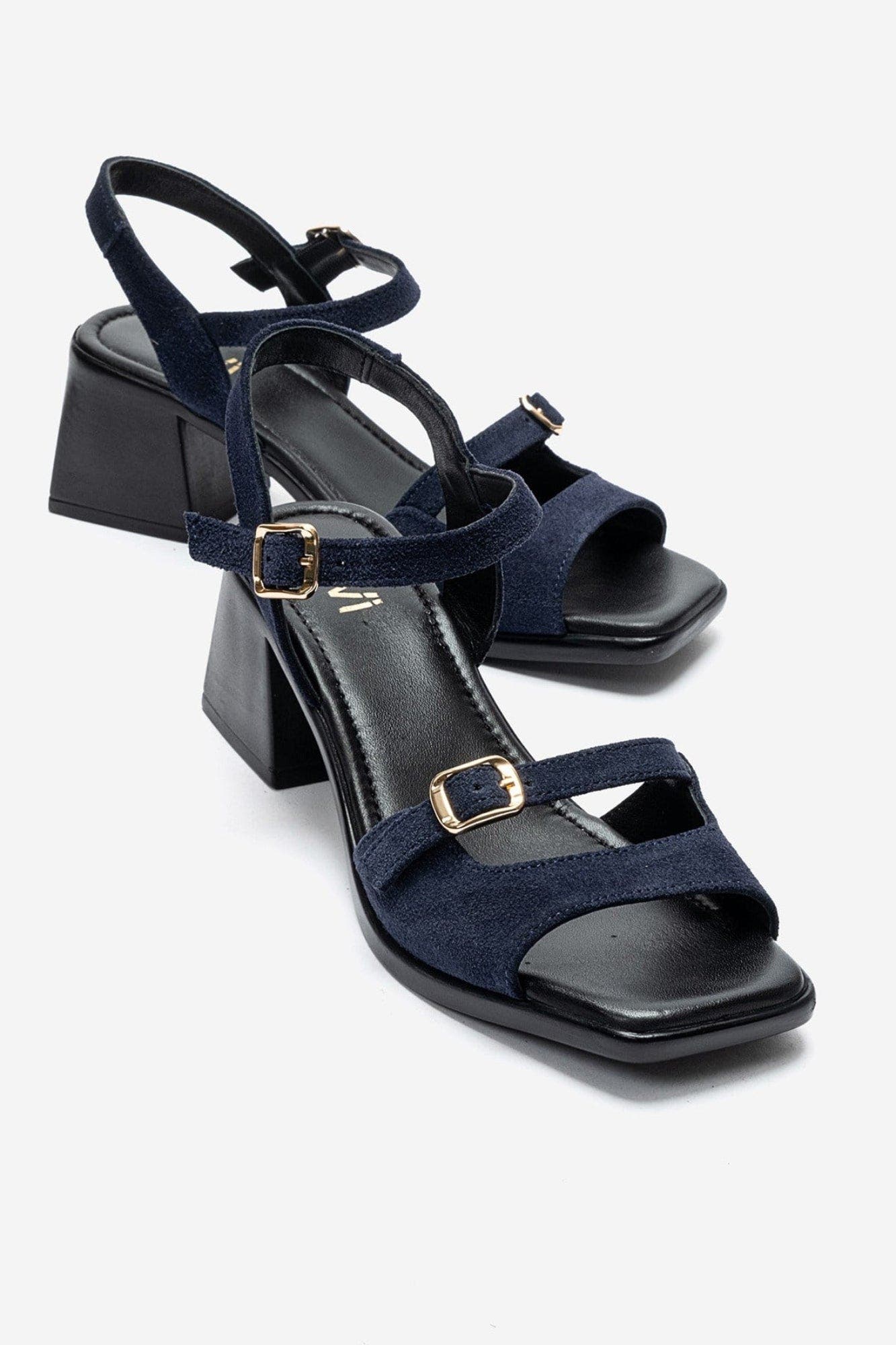 Navy Suede