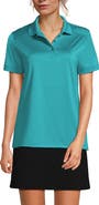 Lands' End School Uniform Young  Short Sleeve Rapid Dry Polo Shirt