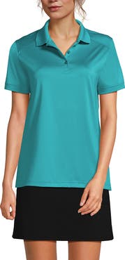 Lands' End School Uniform Young  Short Sleeve Rapid Dry Polo Shirt