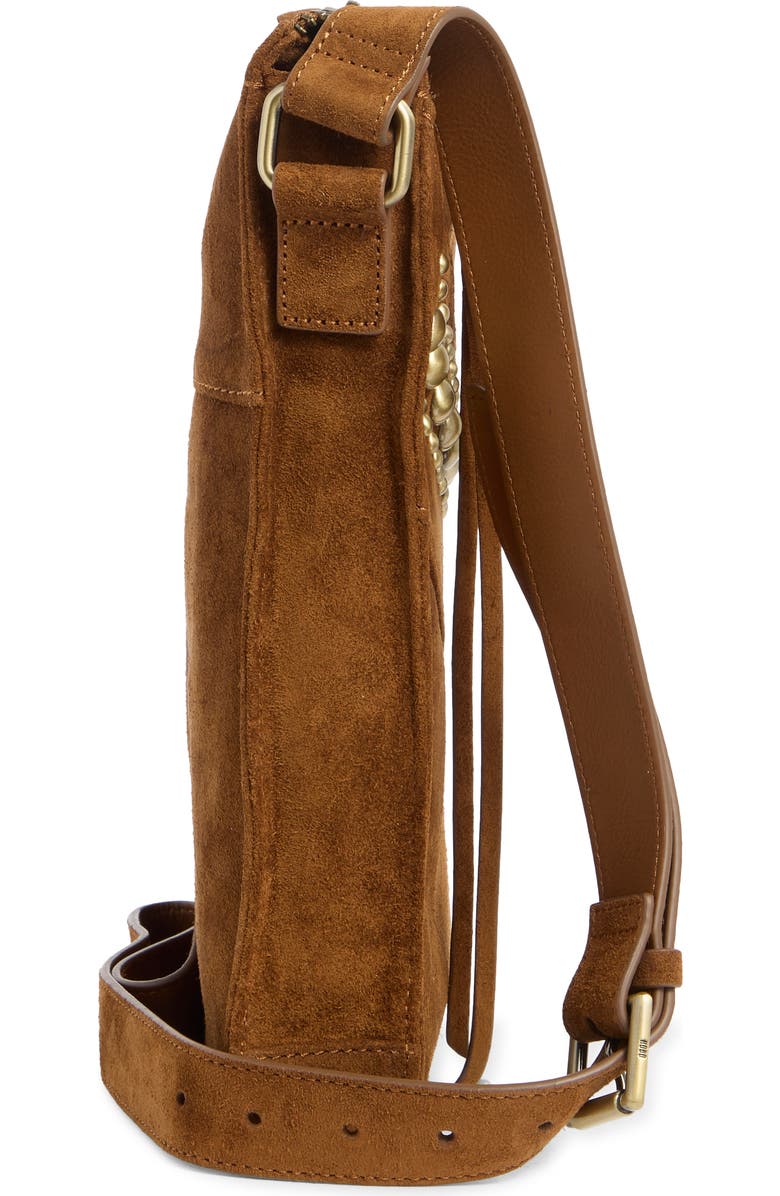 HOBO Mystic Stud Suede Crossbody Bag, Alternate, color,