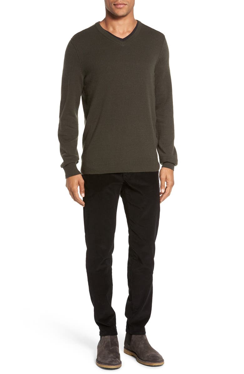 Vince Slub Slim Fit V-Neck T-Shirt, Alternate, color,