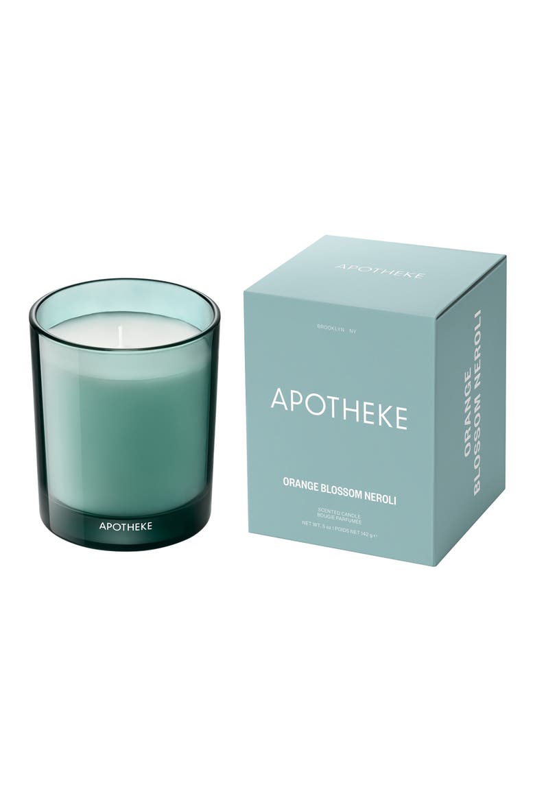 Orange Blossom Neroli Candle, Main, color, TURQUOISE/ AQUA