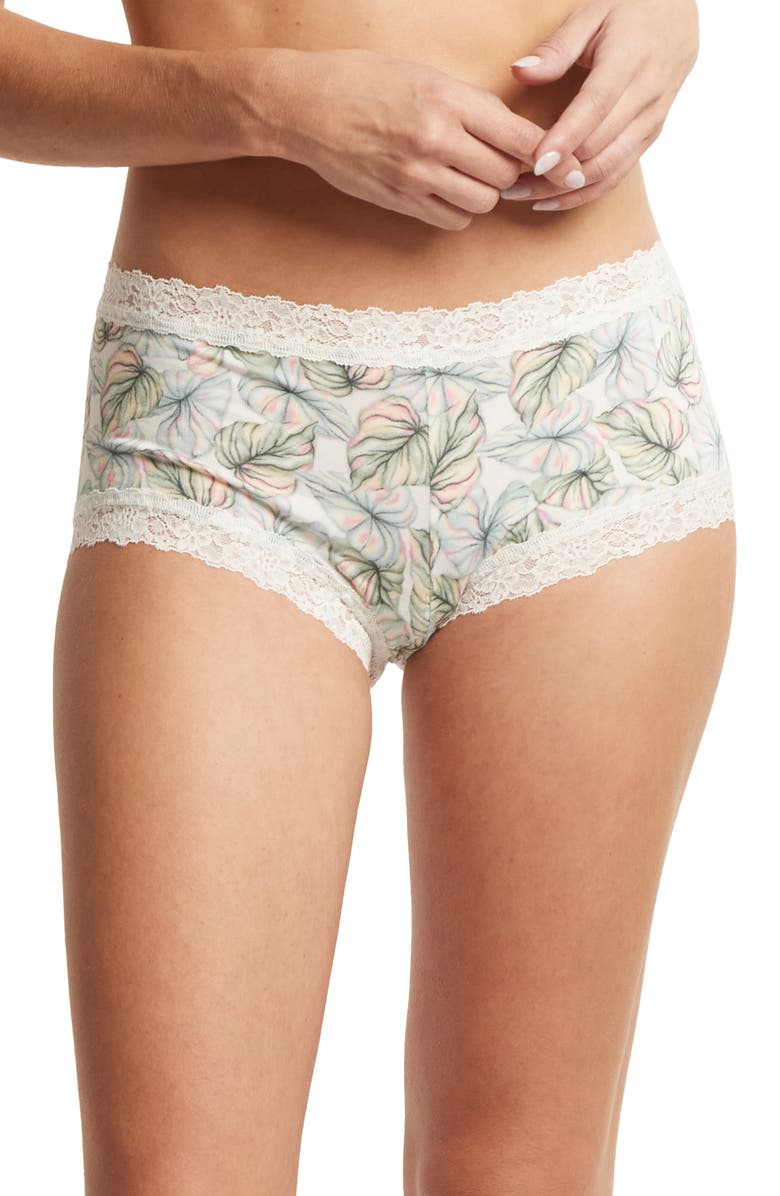 Hanky Panky Dream Boyshorts, Main, color, Begonia Leaf