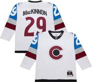 Mitchell & Ness Men's Nathan MacKinnon White Colorado Avalanche 2016-17 Power Play Jersey