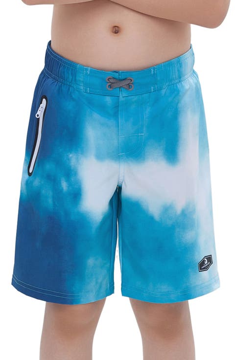Kids' 4-Way Stretch Swim Trunks with Mesh Lining (Little Kid & Big Kid)