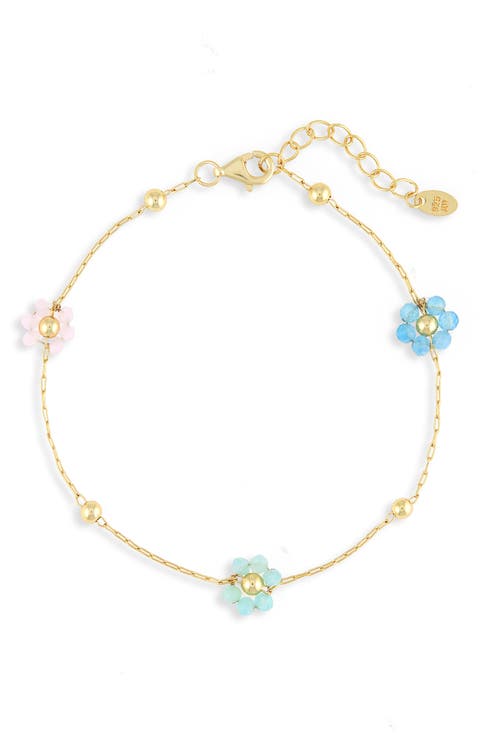 Agate Cluster Station Chain Bracelet