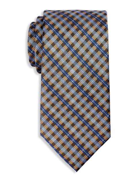 Big & Tall Check Patterned Tie