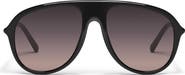 QUAY Chart Topper 54mm Aviator Sunglasses