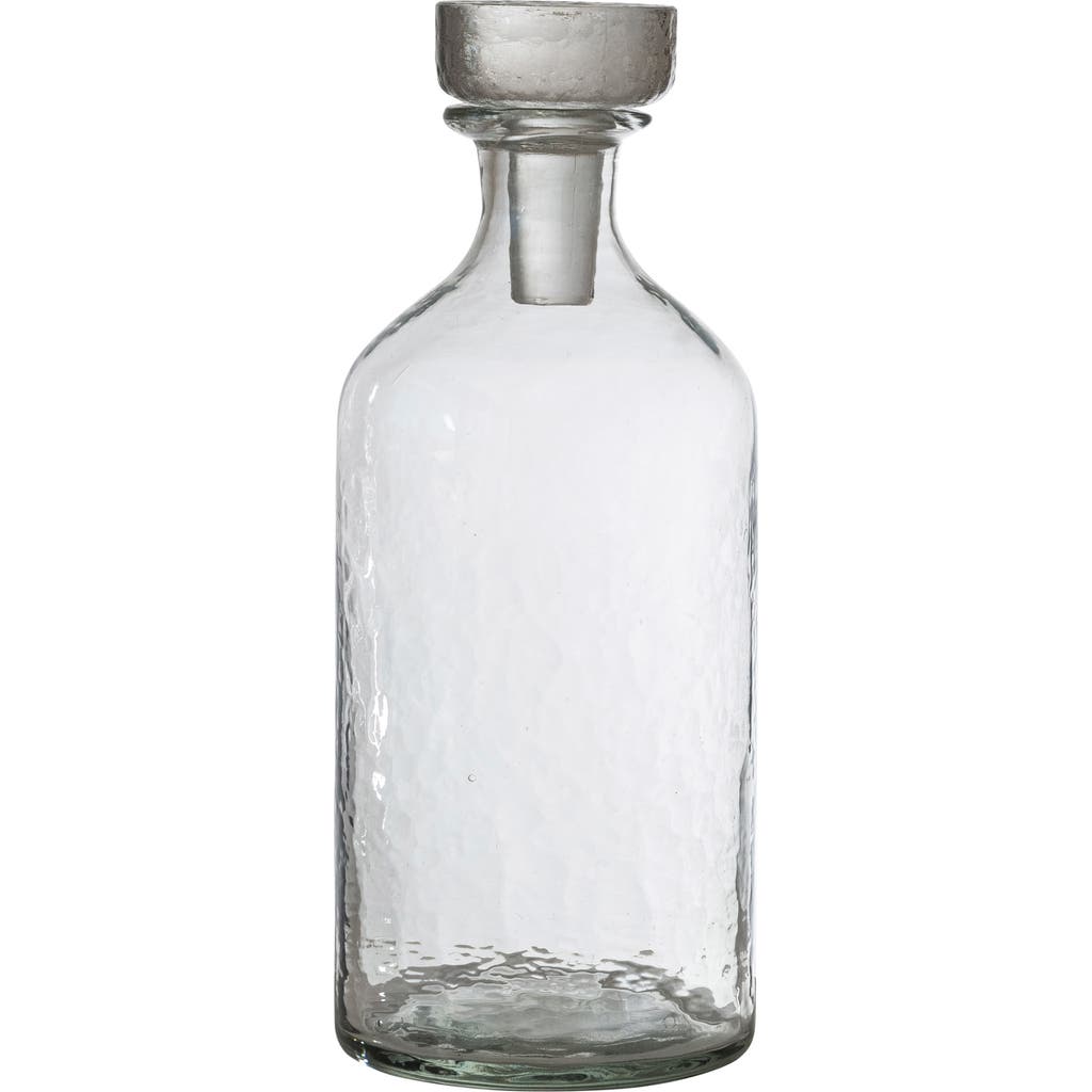 Storied Home Glass Decanter In Transparent