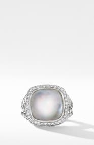 David Yurman Albion® Rock Crystal & Diamond Ring