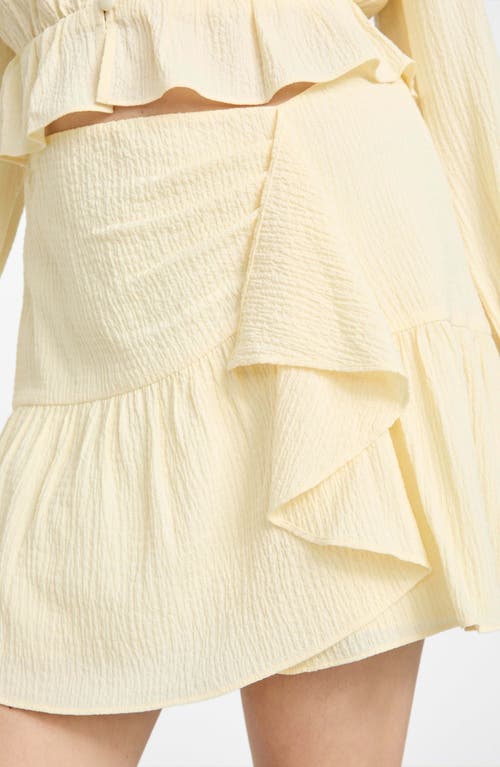 Guess Shaelo Gauze Ruffle Miniskirt