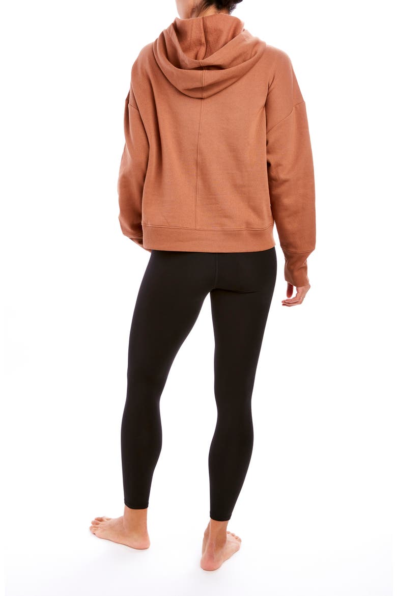 New York Spirit Logo Hoodie, Alternate, color, ALMOND