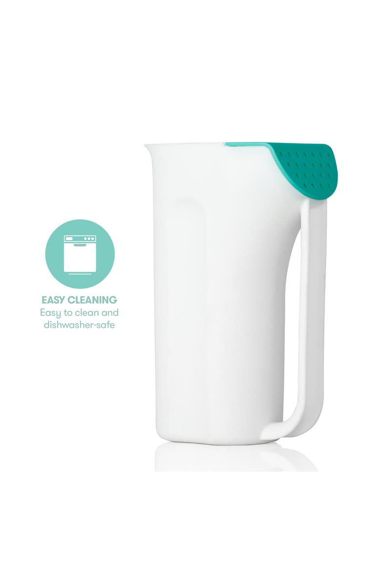 Control the Flow Bathroom Rinser Cup, Alternate, color, WHITE