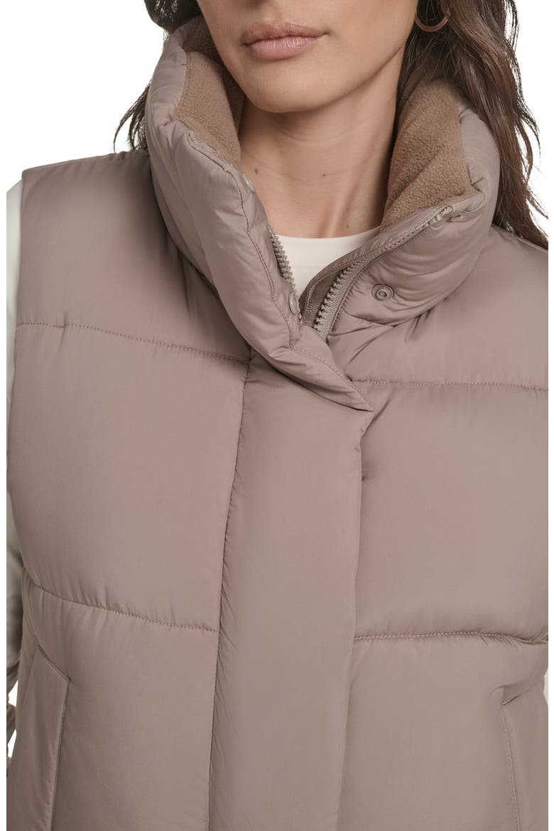 Quilted Puffer Vest, Alternate, color, TAUPE GREY