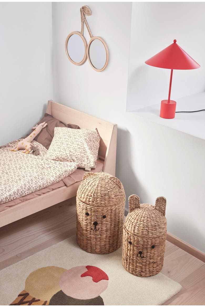 Cherry Rattan Wall Mirror, Alternate, color, Natural