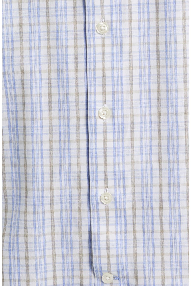 Tinsley Plaid Everyday Performance Button-Down Shirt, Alternate, color, LAGUNA BLUE