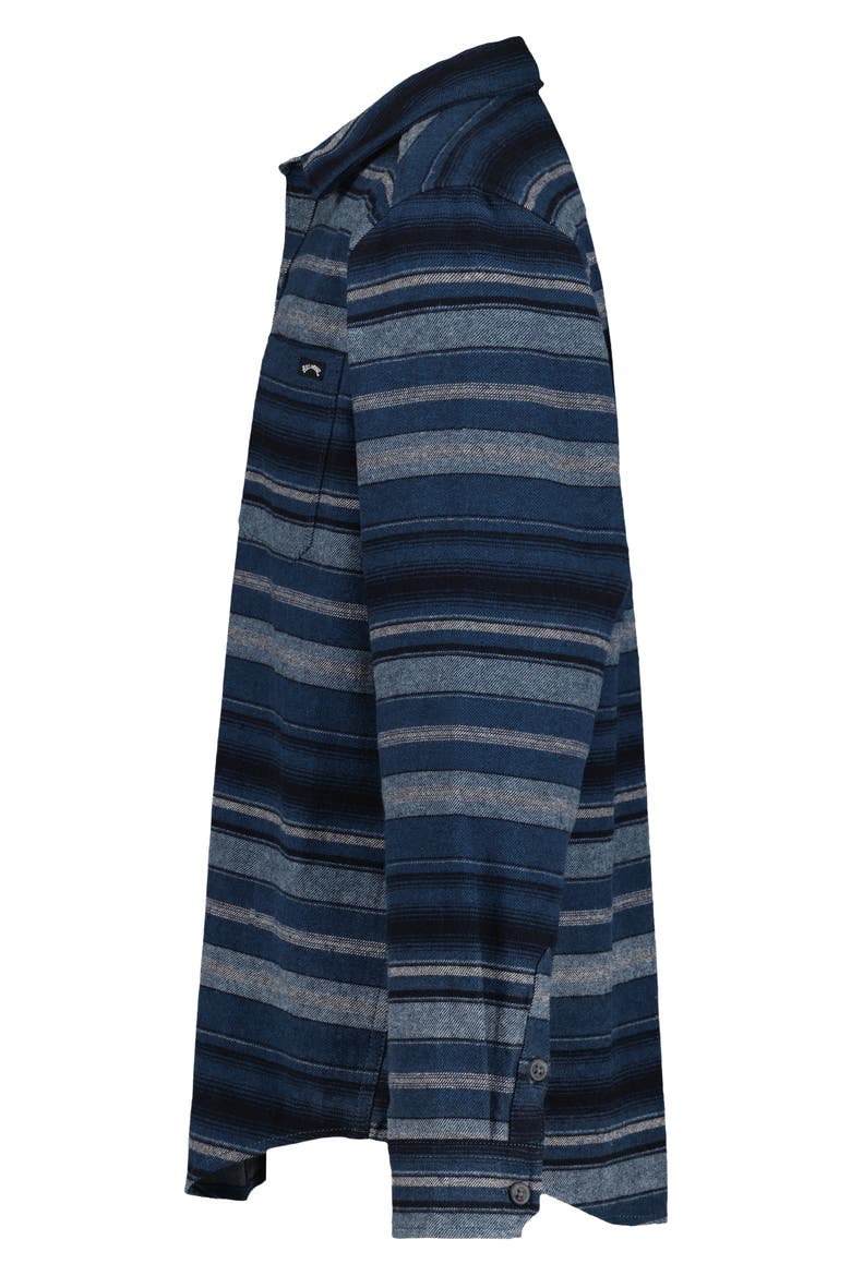 Kids' Baja Flannel Shirt, Alternate, color, TRUE NAVY