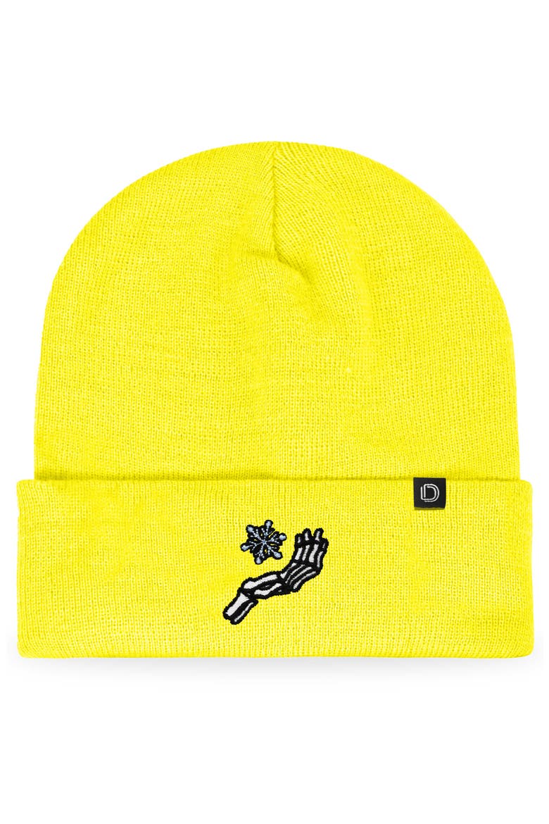 Chill Touch Beanie, Main, color, Neon Yellow