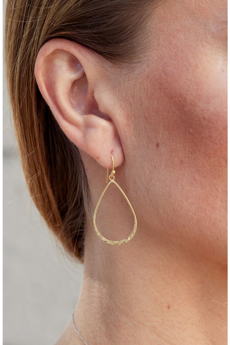 Open Drop Earrings, Alternate, color, YELLOW GOLD