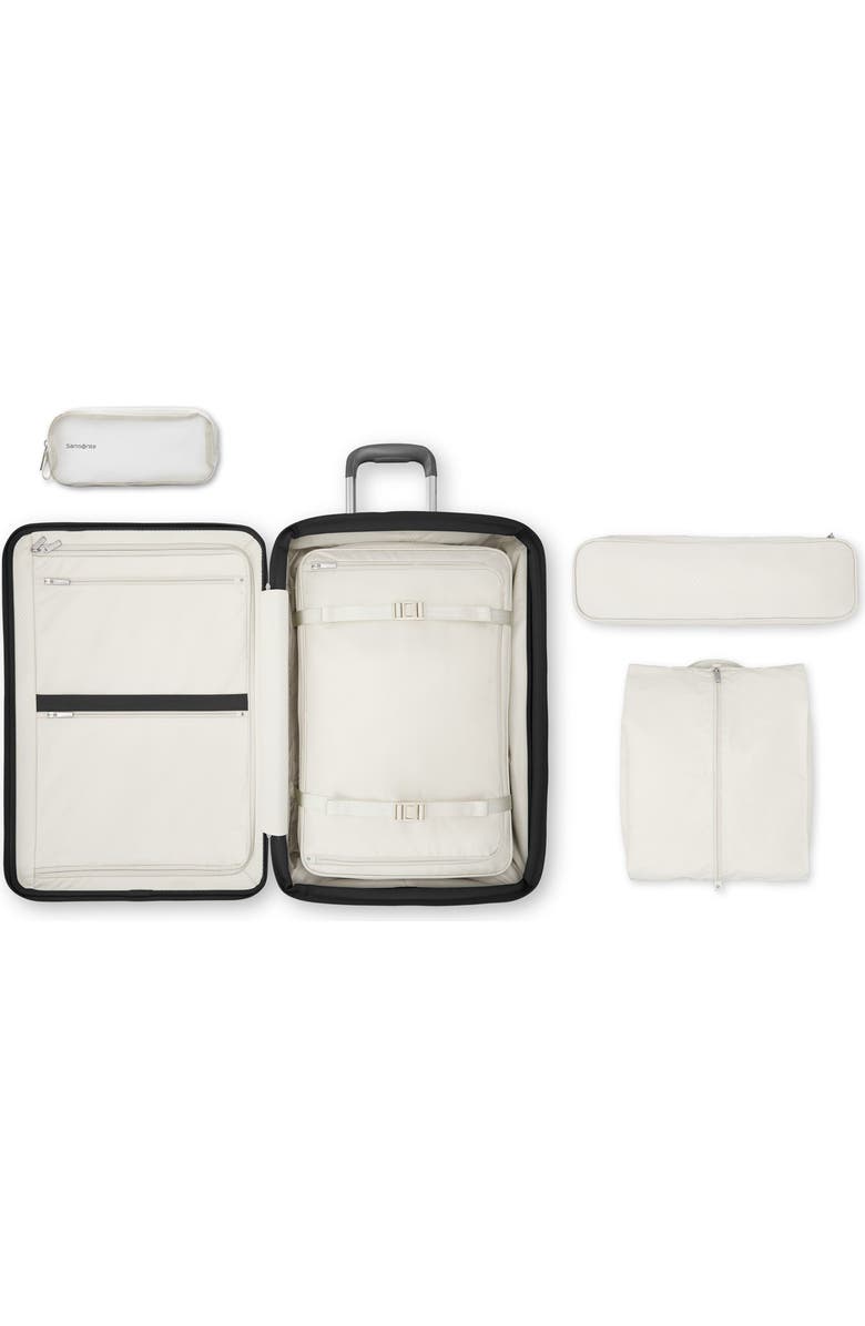 Samsonite Silhouette 18 Hardside Expandable 25" Checked Spinner, Alternate, color, Black