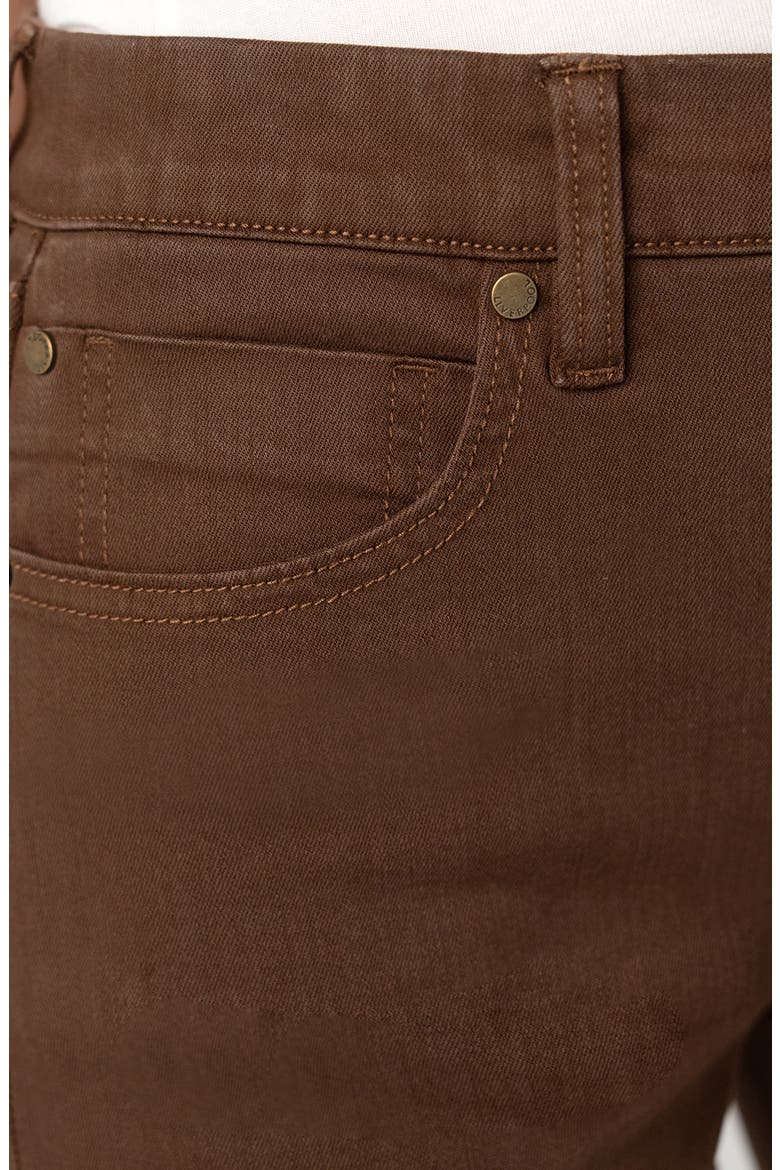 Kennedy Mid Rise Straight Leg Jeans, Alternate, color, CAROB BROWN