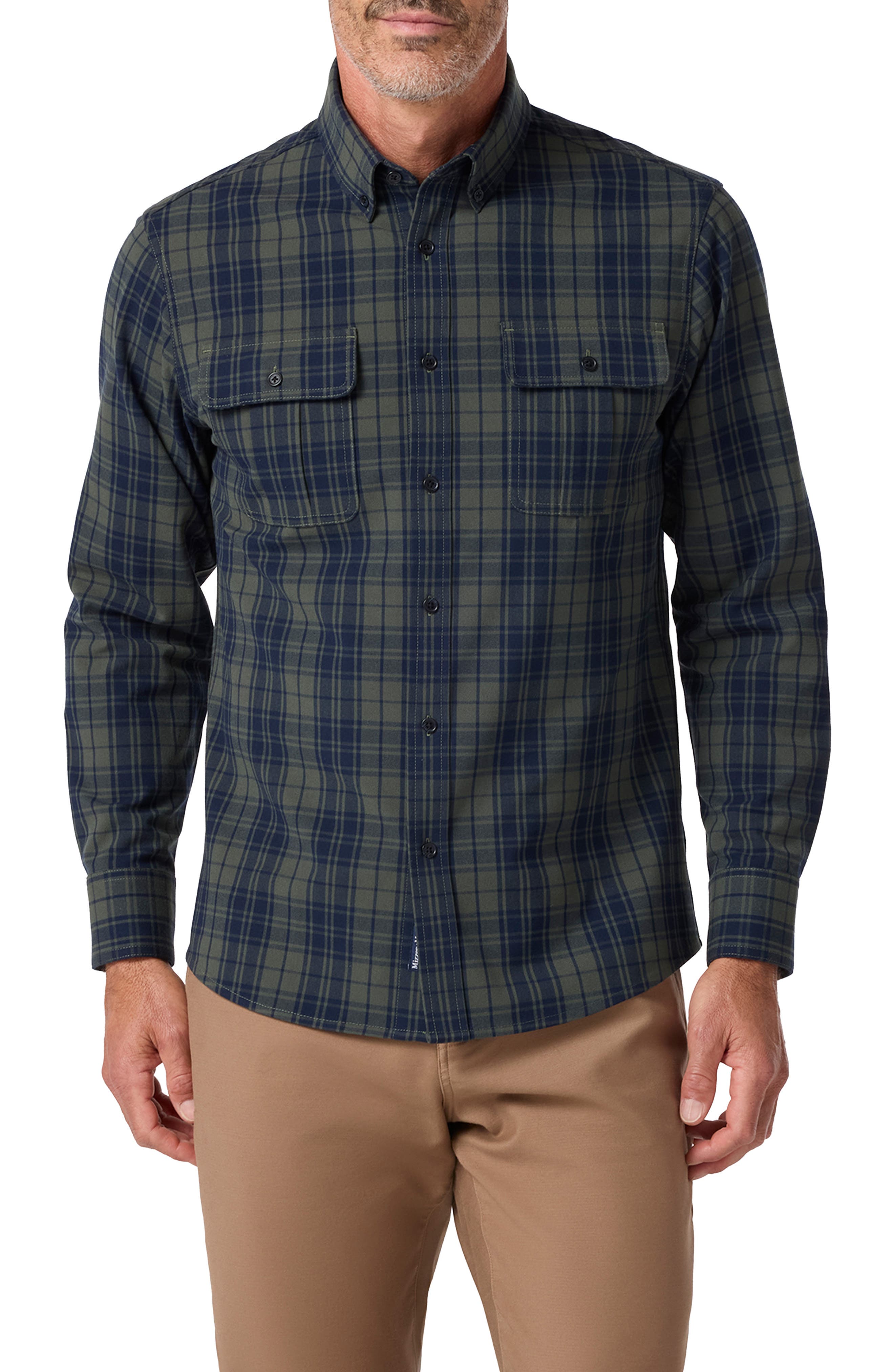 Mizzen+Main Upstate Plaid Flannel Button-Down Shirt